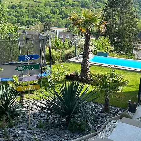 Appartement Palmen Oase Saarburg, Exklusives Retreat Mit Pool, Palmen Und Traumhafter Aussicht Saarburg